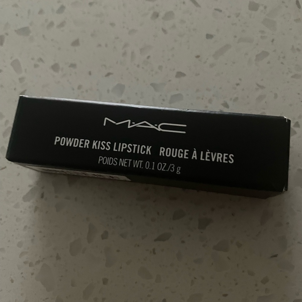 MAC POWDER KISS LIPSTICK mull it over 314 makeup cosmetics new - Picture 3 of 5
